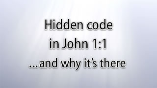Hidden code in John 1:1